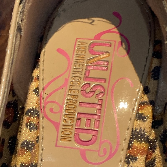 Unlisted by Kenneth Cole Nude Shiny Patent Leather Heels - Picture 8 of 9